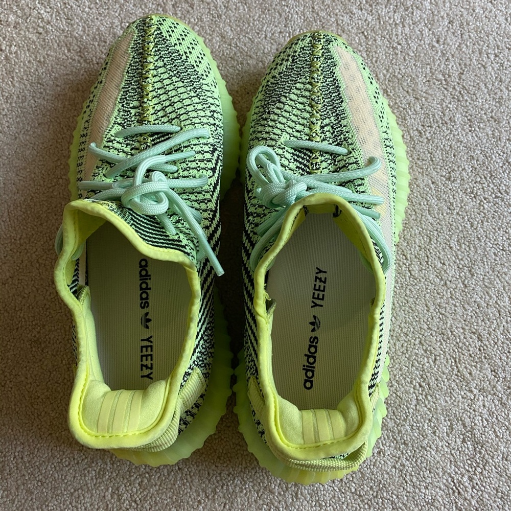 Yeezys lime green